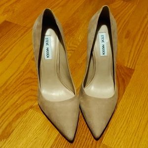 Steve Madden Nude Block Heels